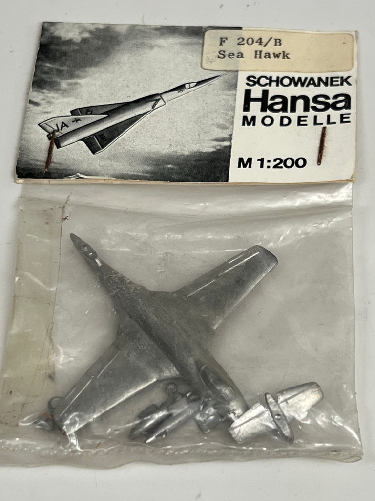 F 204B Sea Hawk fighter 1/200 scale (used)